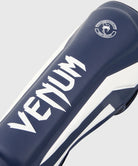 Venum Elite Standup Shinguards - Navy Blue/White Image 2