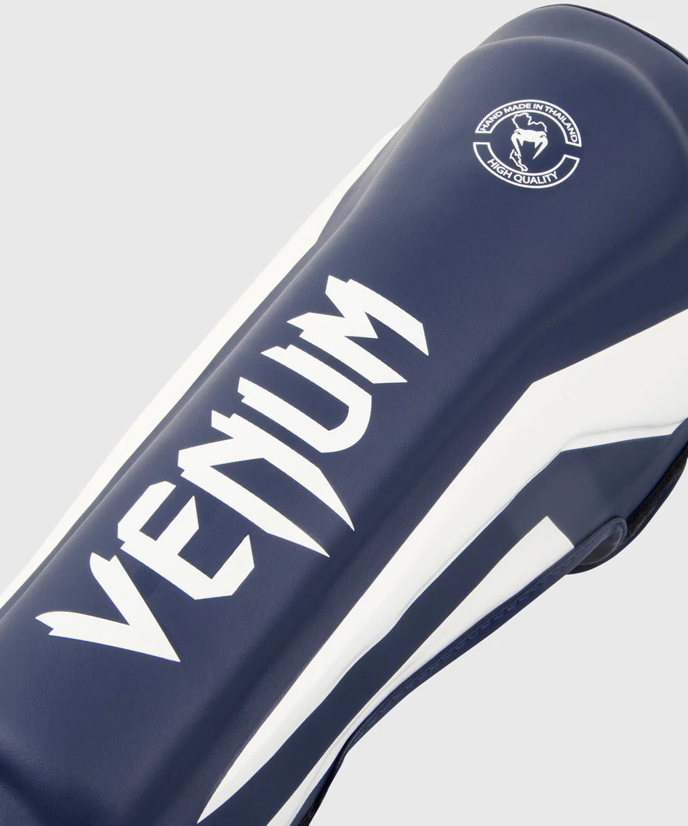 Venum Elite Standup Shinguards - Navy Blue/White Image 2