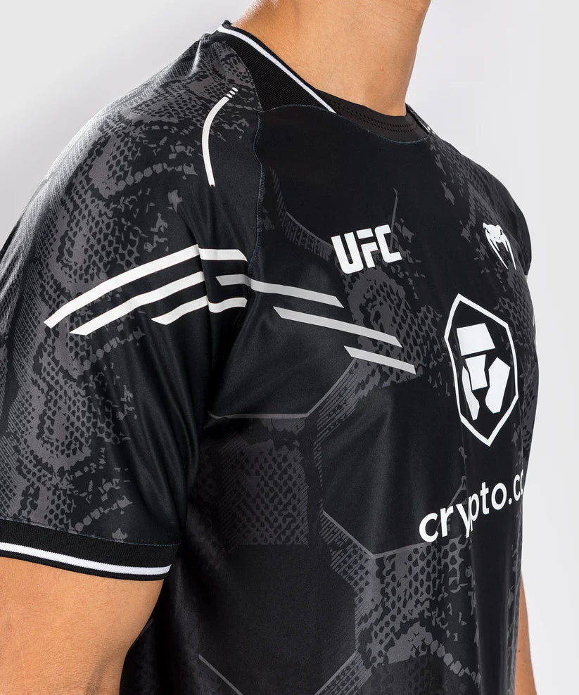 UFC Adrenaline by Venum Authentic Fight Night Men’s Walkout Jersey - Black Image 8