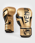 Venum Elite Boxing Gloves - Gold/Black Image 2