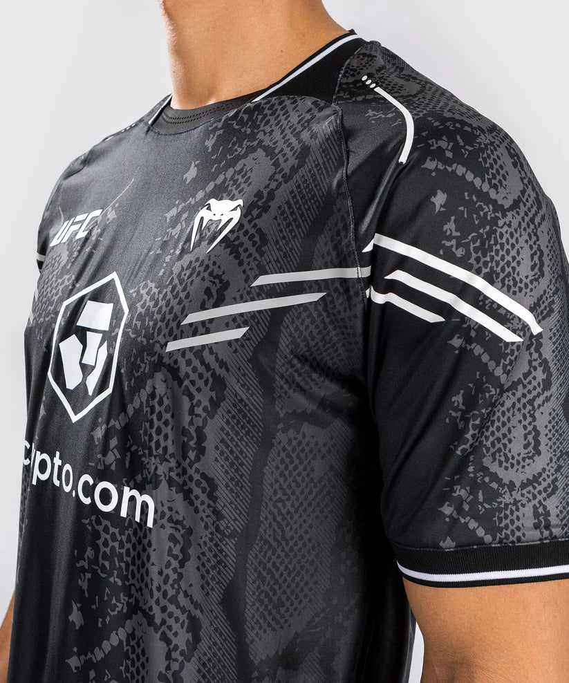 UFC Adrenaline by Venum Authentic Fight Night Men’s Walkout Jersey - Black Image 9