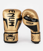 Venum Elite Boxing Gloves - Gold/Black Image 4