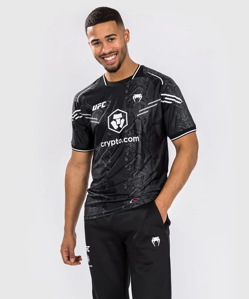 UFC Adrenaline by Venum Authentic Fight Night Men’s Walkout Jersey - Black Image 4