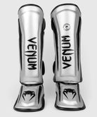 Venum Elite Standup Shinguards - Silver/Black Image 2