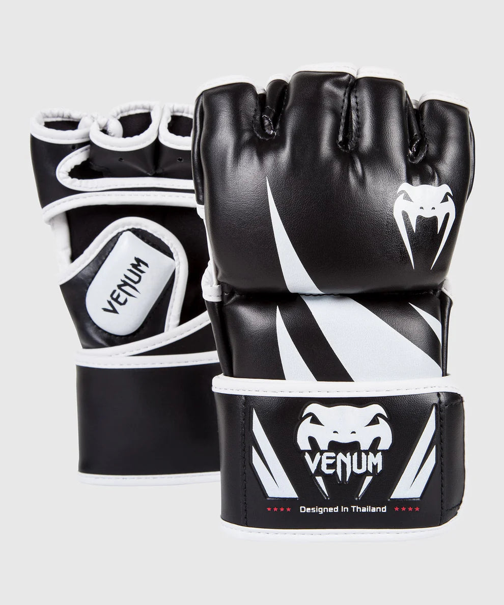 Venum Challenger 2.0 MMA Gloves - Black/White Image 1