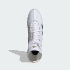 Adidas BOX HOG 4 Boxing Shoes White Green Image 2