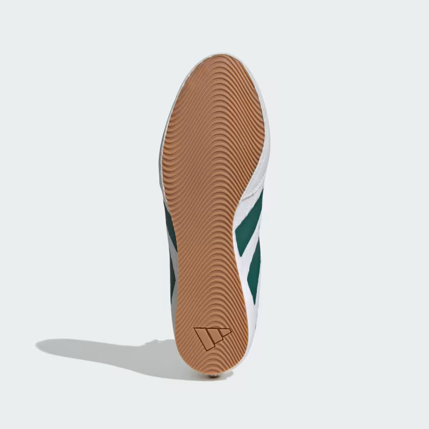Adidas BOX HOG 4 Boxing Shoes White Green Image 3