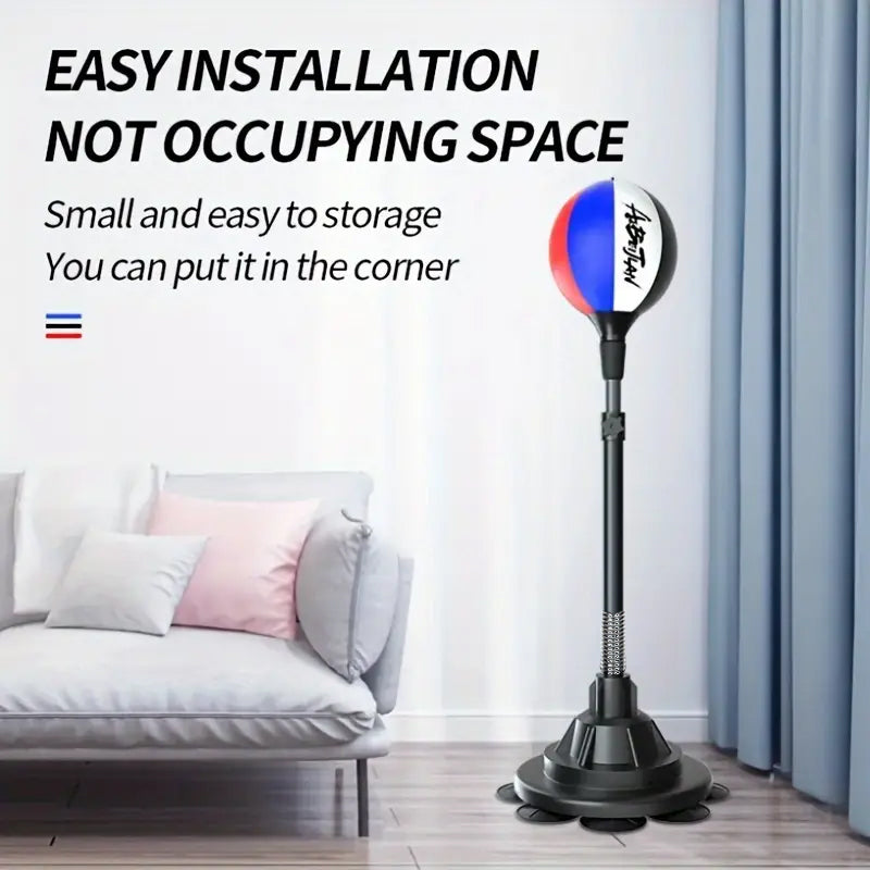 Boxing Reflex Ball Set with Base and Adjustable Stand Image 5