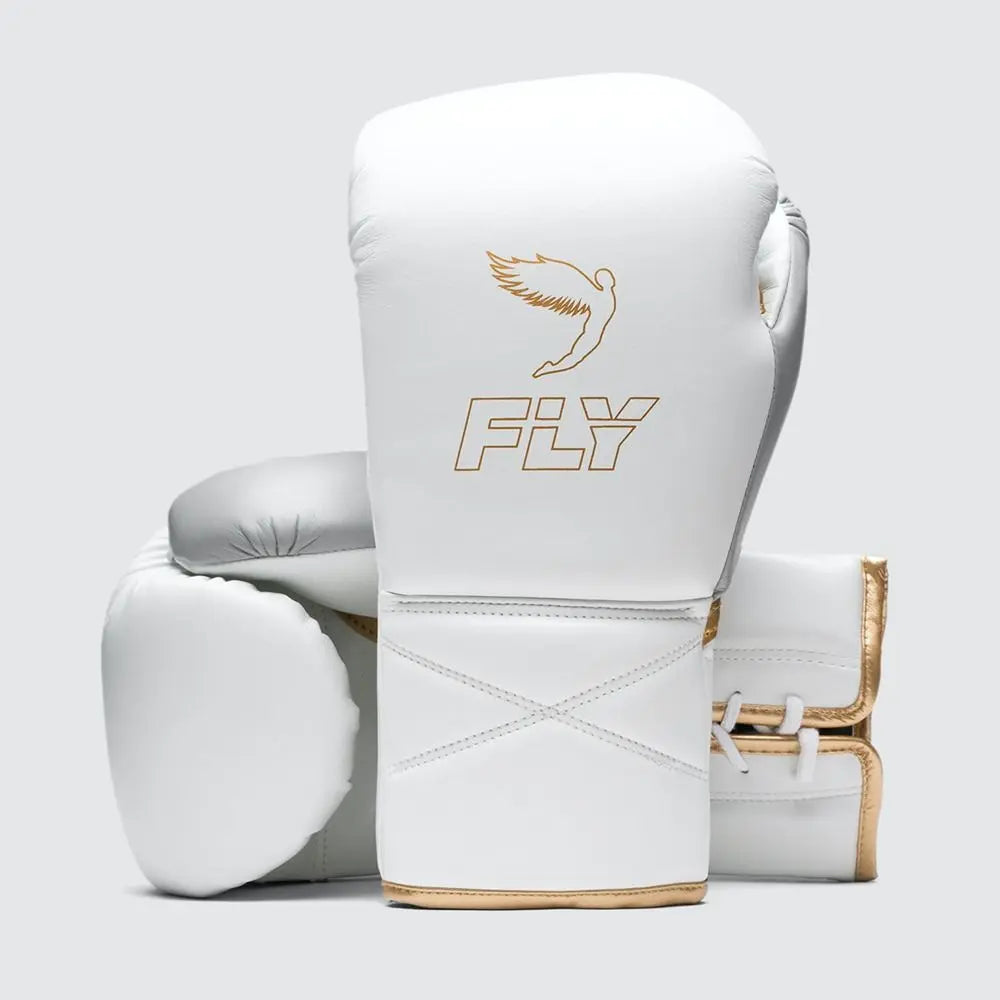 Fly Superlace X2 White Gold Grey Gloves Image 1