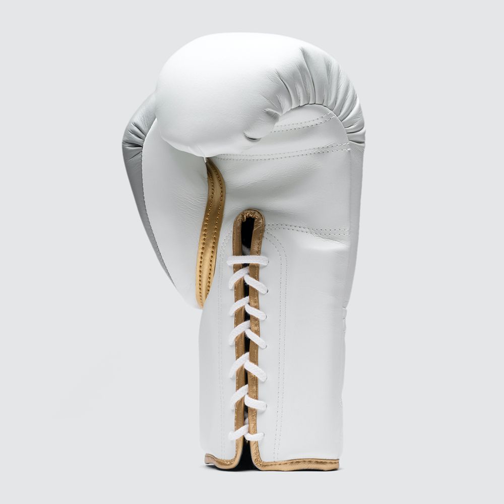 Fly Superlace X2 White Gold Grey Gloves Image 3