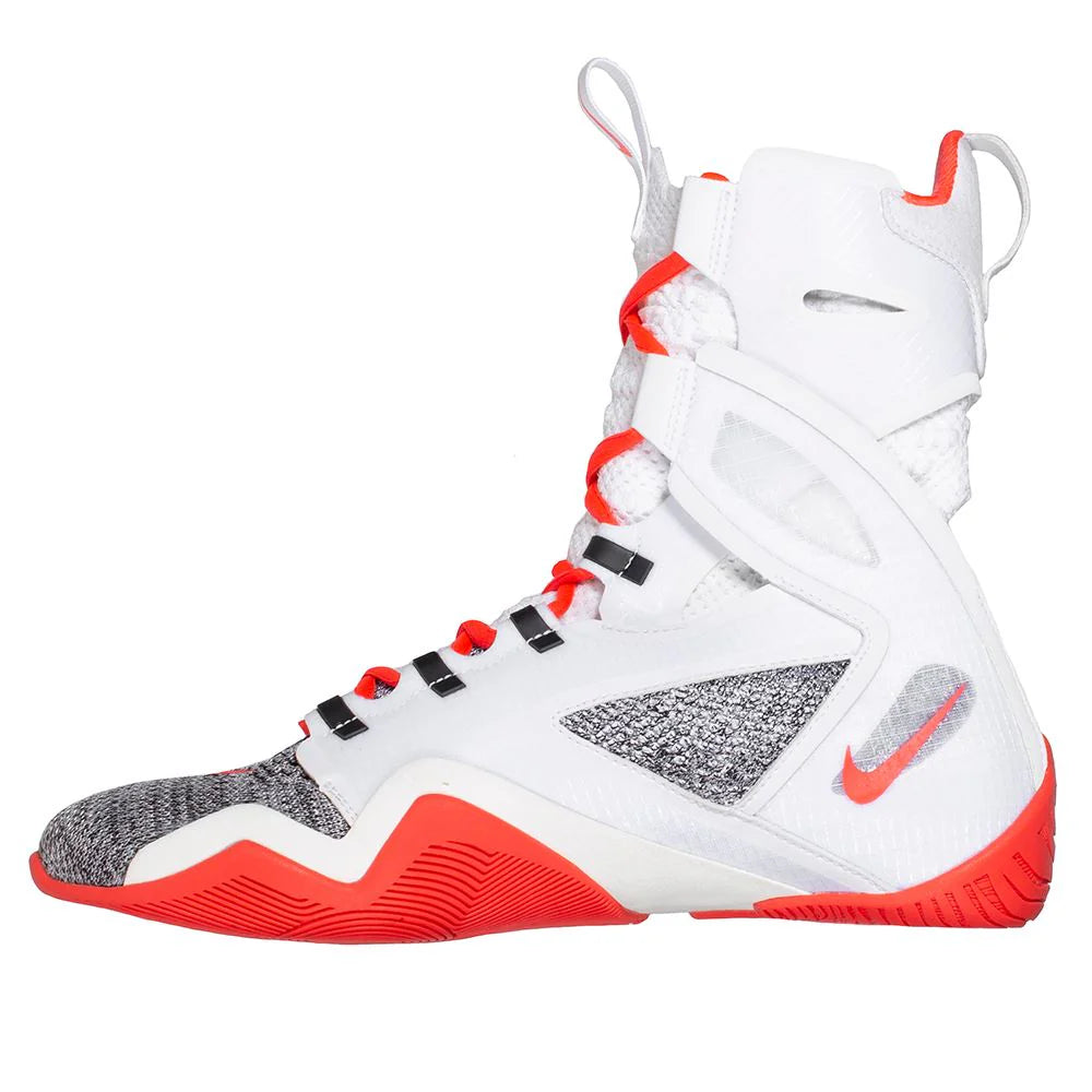 Nike HyperKO 2 Boxing Shoes - White/Orange/Grey Image 2