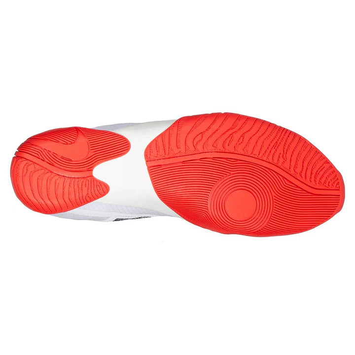 Nike HyperKO 2 Boxing Shoes - White/Orange/Grey Image 3