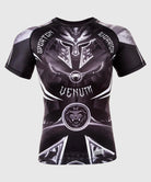 Venum Gladiator 3.0 Rashguard - Black/White - Short Sleeves Image 1
