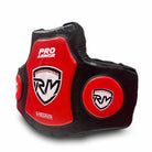 RingMaster Sports Pro Armor Series Body Protectors Genuine Leather One Size Black and Red - RINGMASTER SPORTS - Made For Champions