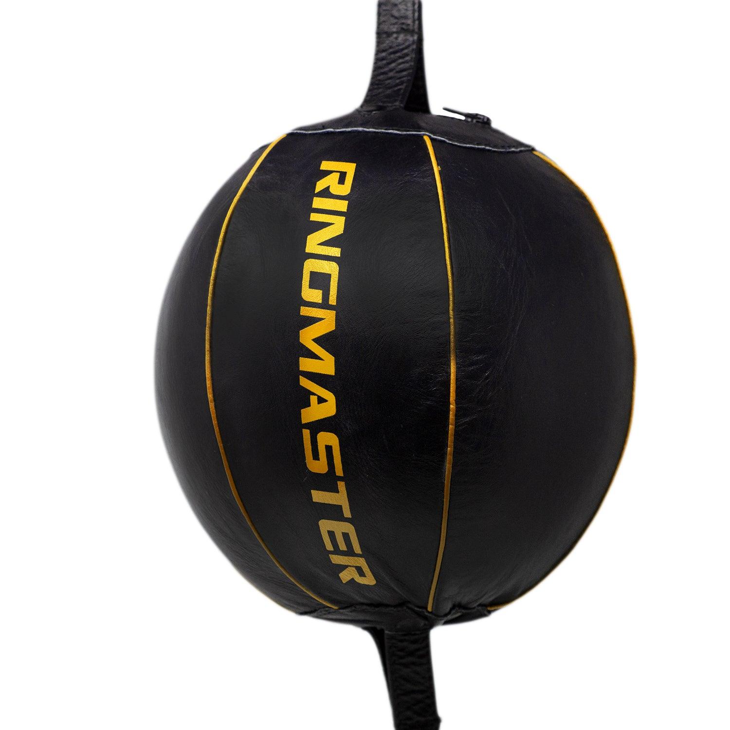 RingMaster Sports Double End Round Speed Ball Champion Series Synthetic Leather Gold/Black - RINGMASTER SPORTS - Made For Champions