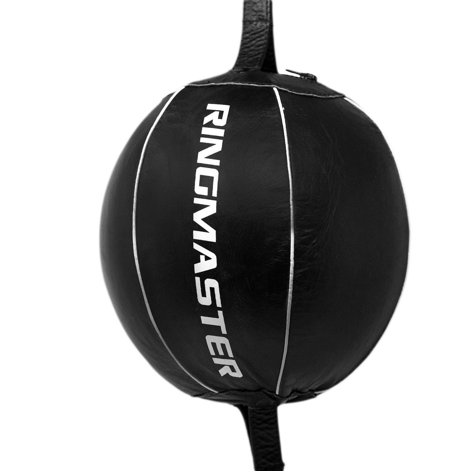RingMaster Sports Double End Round Speed Ball Champion Series Synthetic Leather White/Black - RINGMASTER SPORTS - Made For Champions