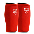 RingMaster Sports Elastic Shin Pads Red - RINGMASTER SPORTS - Made For Champions