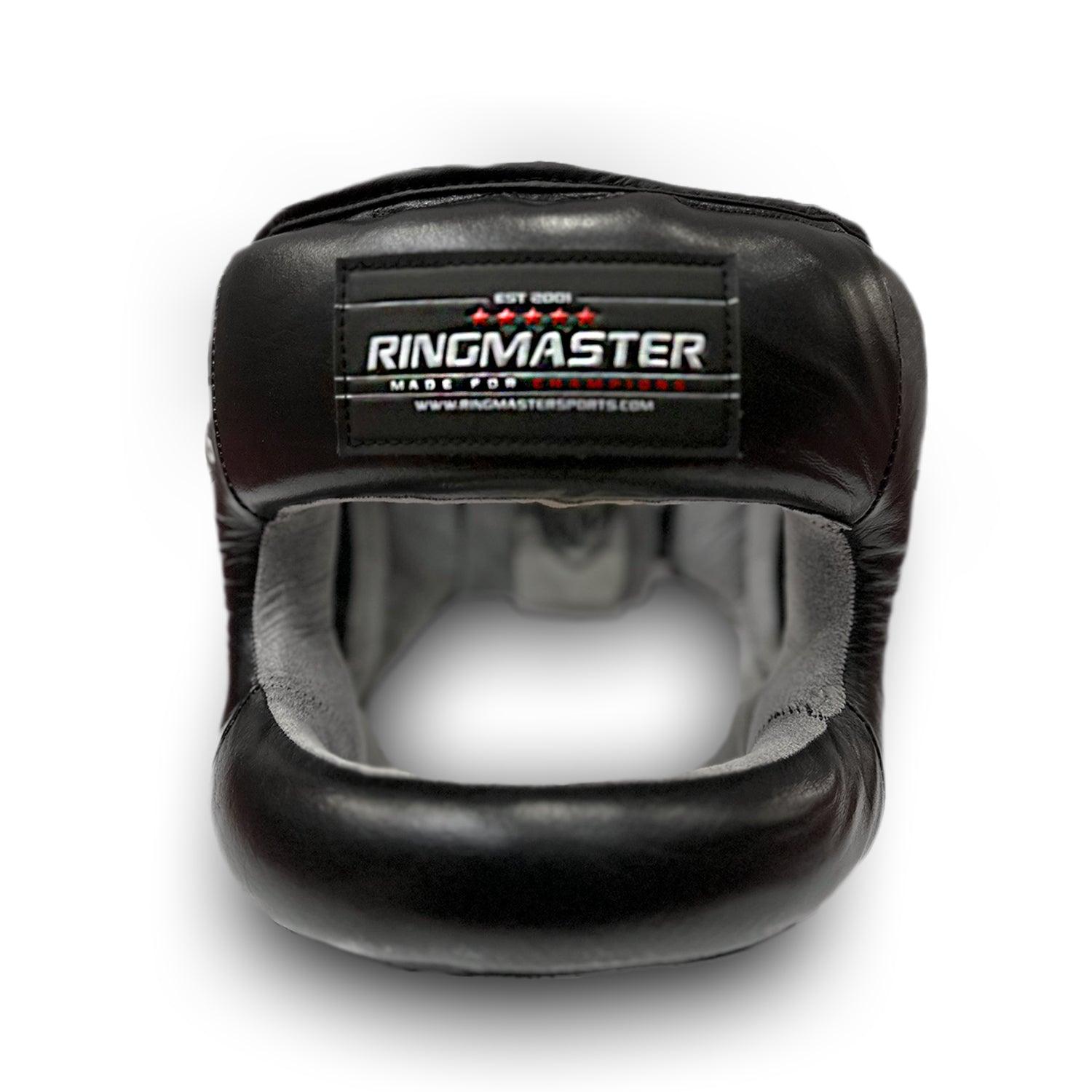 RingMaster Sports Bar Head Guard Genuine Leather - RINGMASTER SPORTS - Made For Champions