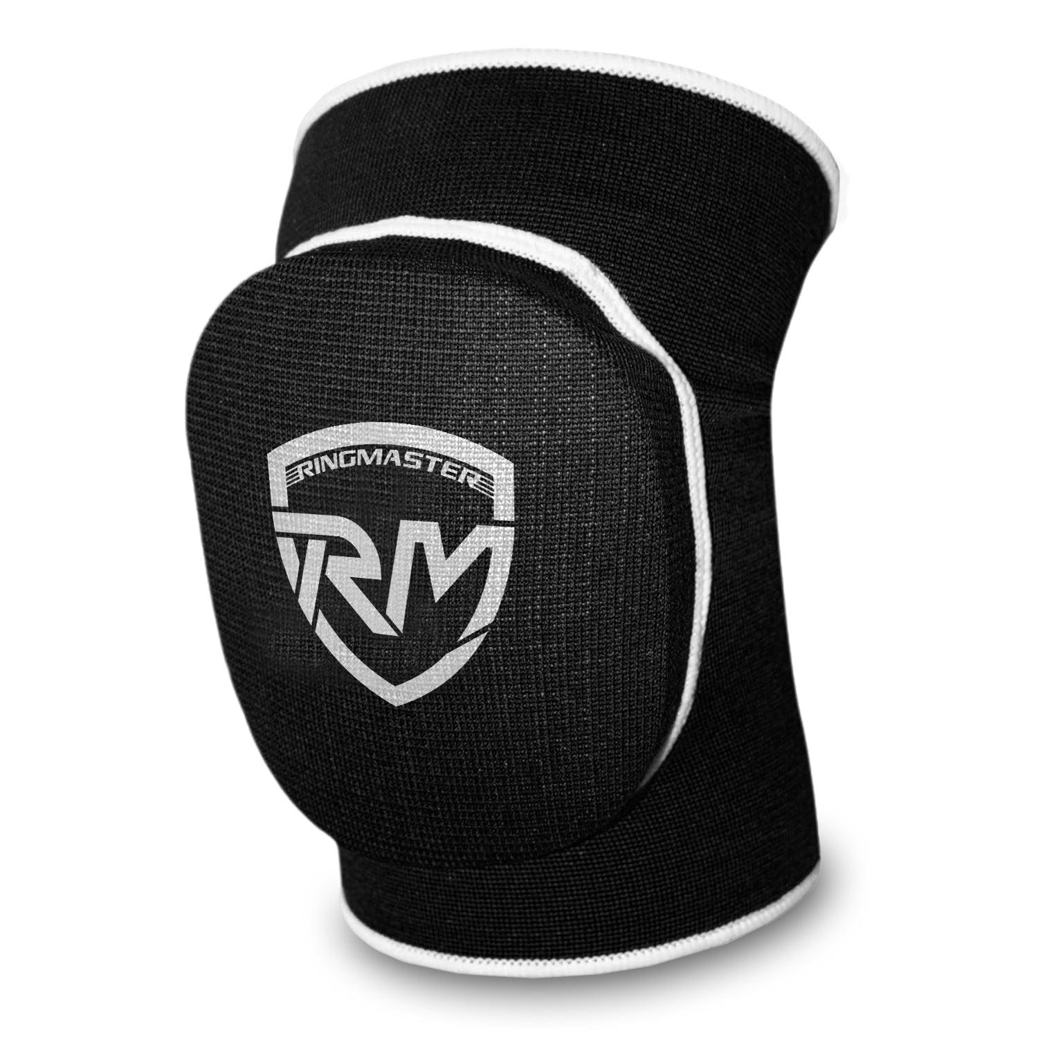 RingMaster Sports Elastic Knee Pads Champion Series Black 1
