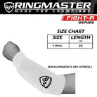 RingMaster Sports Kids Slip on Elastic Arm Pads Mitts White - RINGMASTER SPORTS - Made For Champions