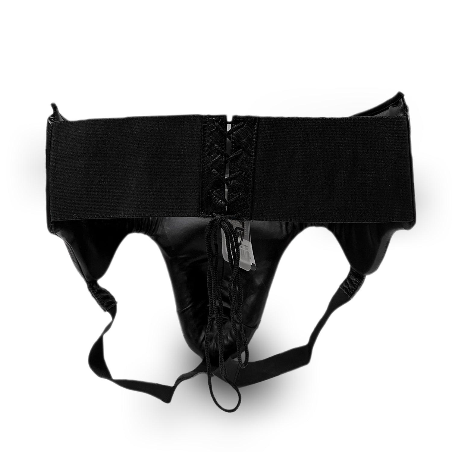 RingMaster Sports Groin Guard Genuine Leather Black - RINGMASTER SPORTS - Made For Champions