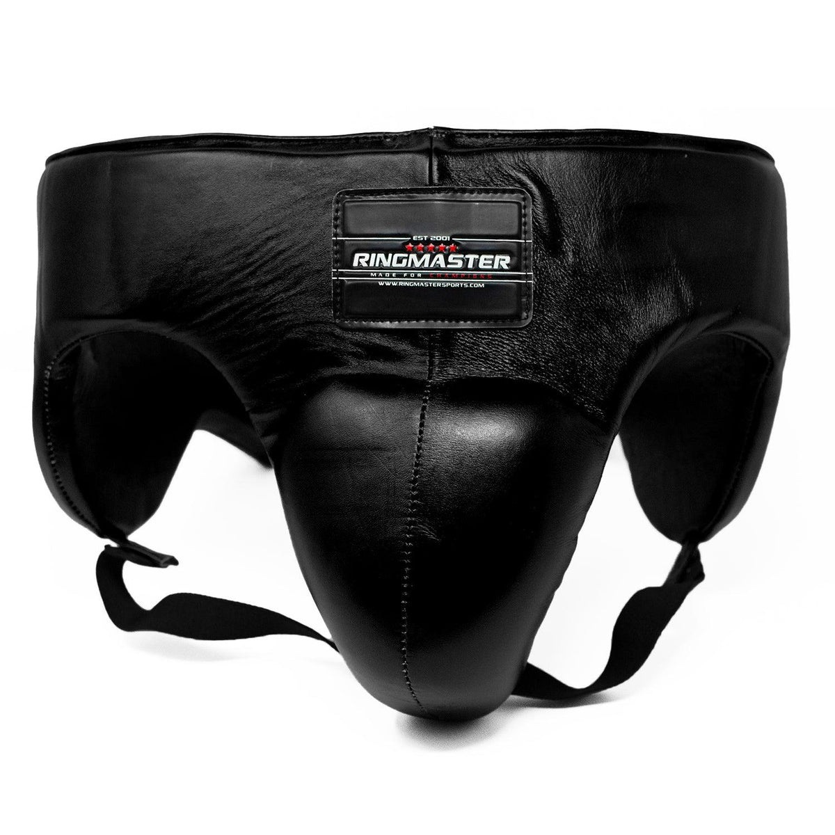 RingMaster Sports Pro 3.0 Groin Guard Genuine Leather Blue