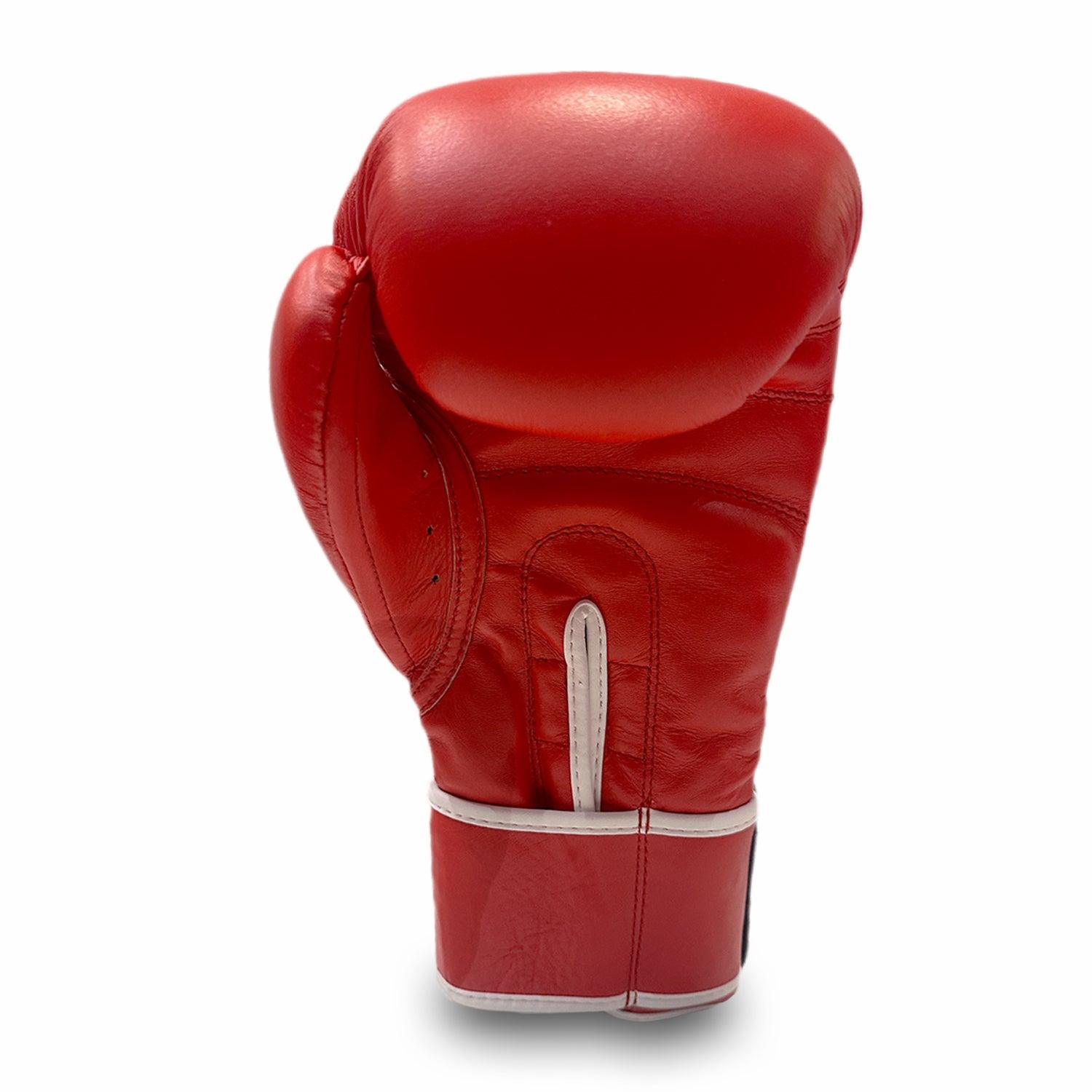 RingMaster Sports Boxing Gloves Champion Series IBA Styled Genuine Leather Red - RINGMASTER SPORTS - Made For Champions