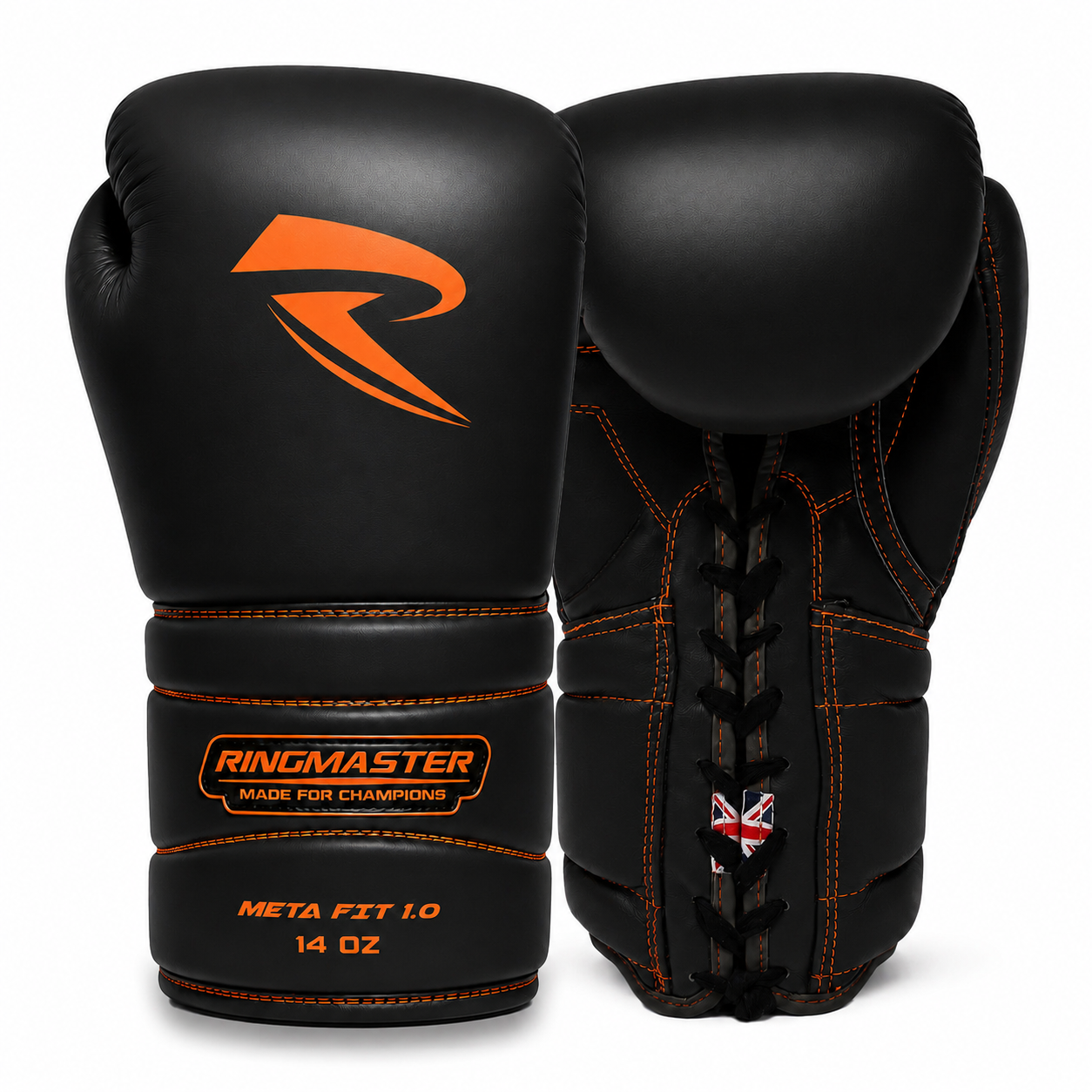 RingMaster Sports Meta 1.0 Series Lace-Up Boxing Gloves