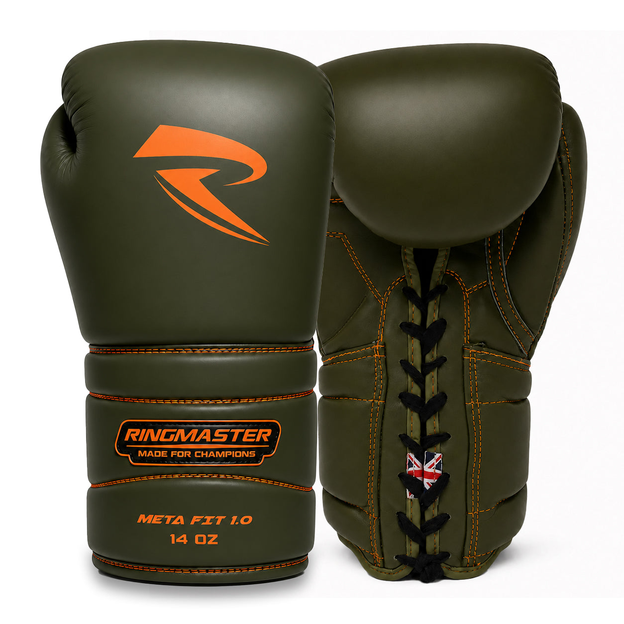 RingMaster Sports Meta 1.0 Series Lace-Up Boxing Gloves