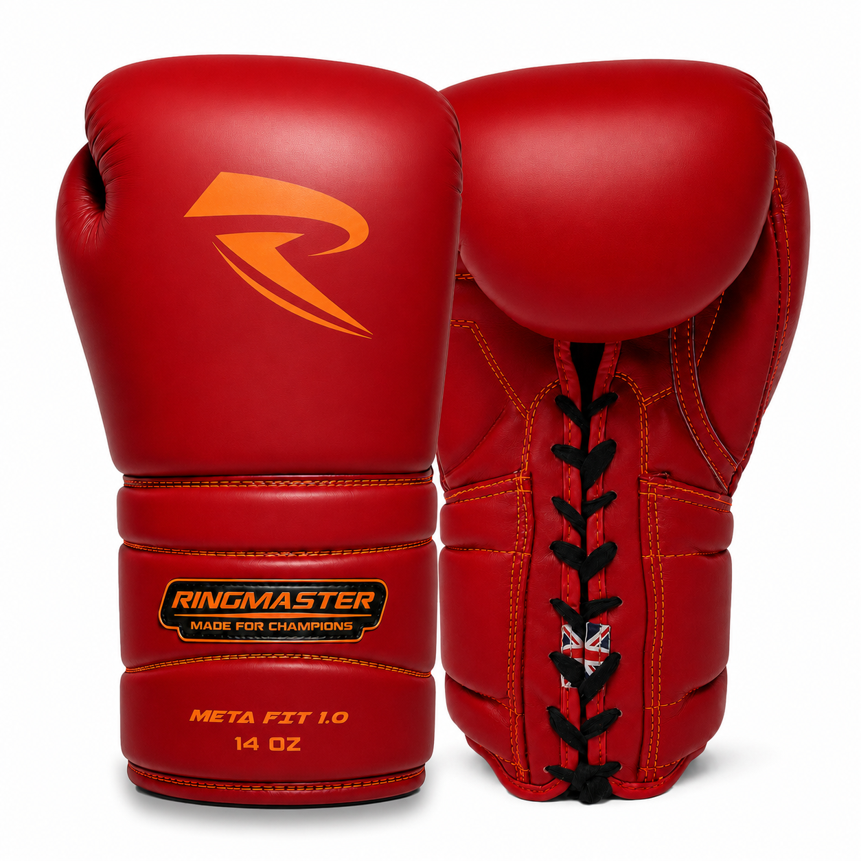 RingMaster Sports Meta 1.0 Series Lace-Up Boxing Gloves