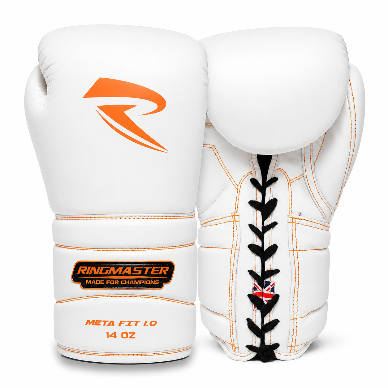 RingMaster Sports Meta 1.0 Series Lace-Up Boxing Gloves