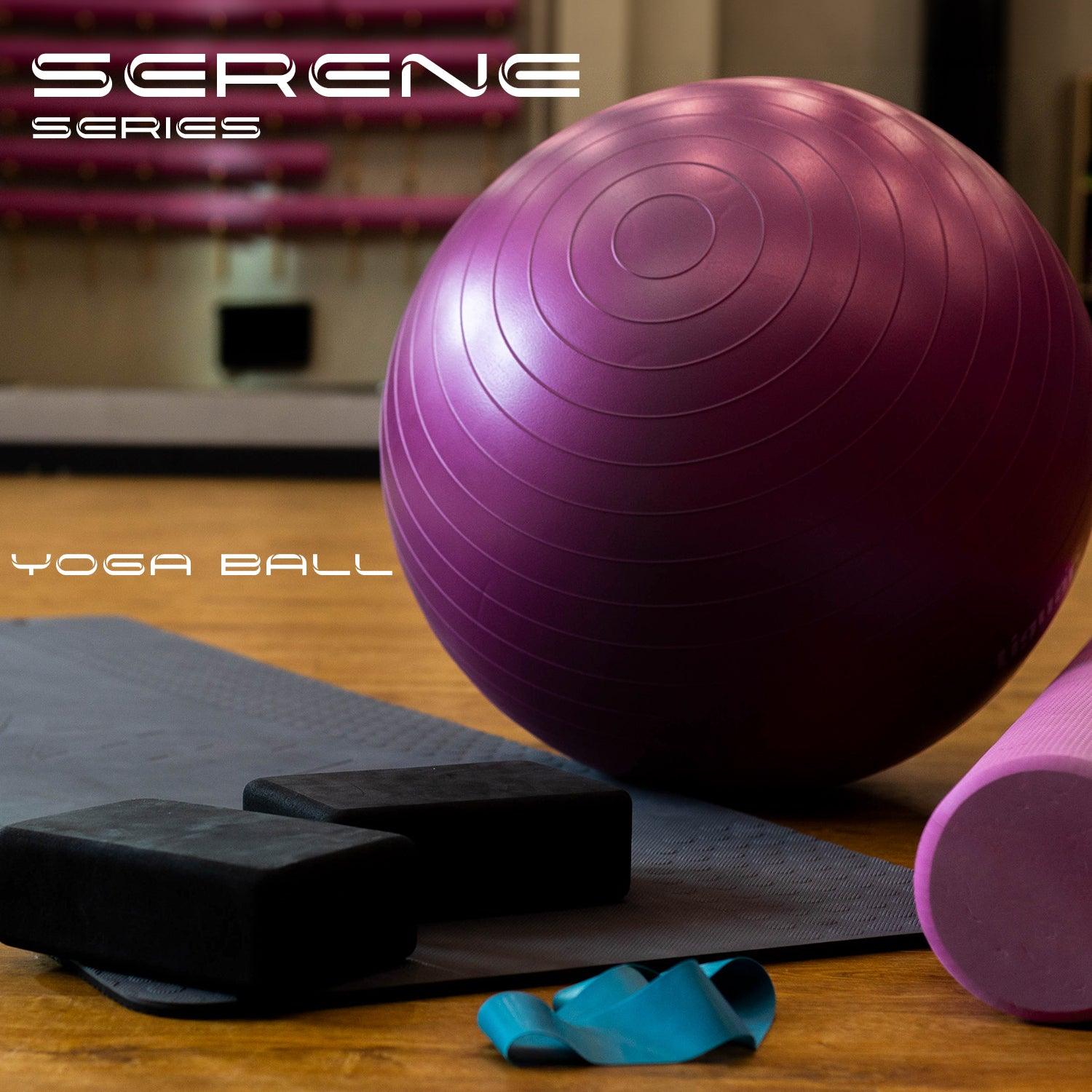 Yoga Balls Serene Series Purple 50cm fitness exercise flexibility gym image 5