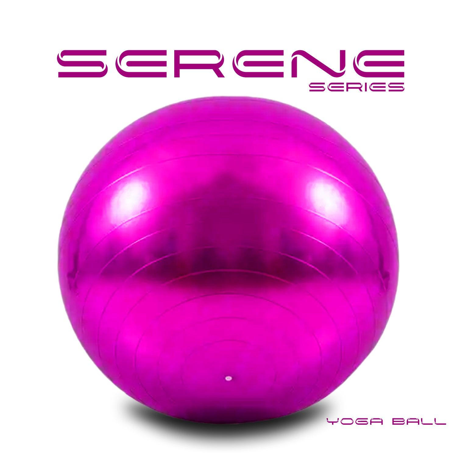 Yoga Balls Serene Series Pink 46cm fitness exercise flexibility gym image 2