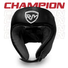 Ringmaster Head guard Boxing, Best boxing head guard, boxing head guard uk, MMA head guard, boxing headgear, Martial Arts head guard, boxing head guard open face, Boxing head guard for sale, face guard boxing, Black Head guard Boxing, RingMaster Sports Open Face Boxing HeadGuard Synthetic Leather Black image 2