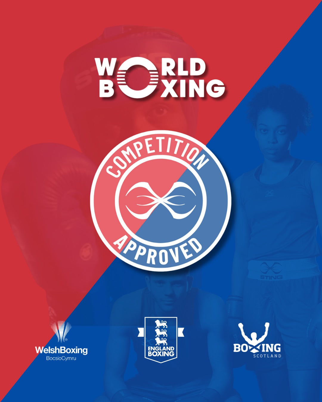 Sting Competition Boxing Gloves Competition Approved