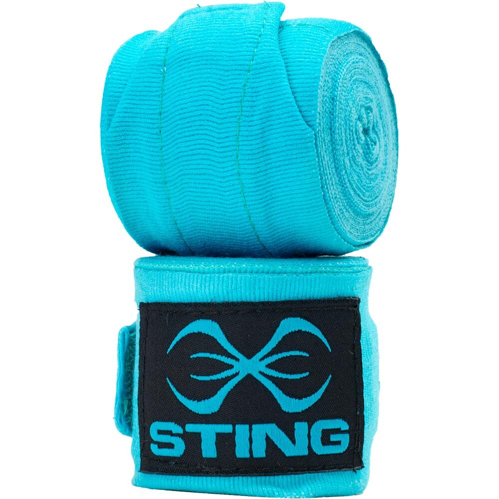 Sting Elasticised Hand Wraps 4.5m Teal Boxing Kickboxing Muay Thai