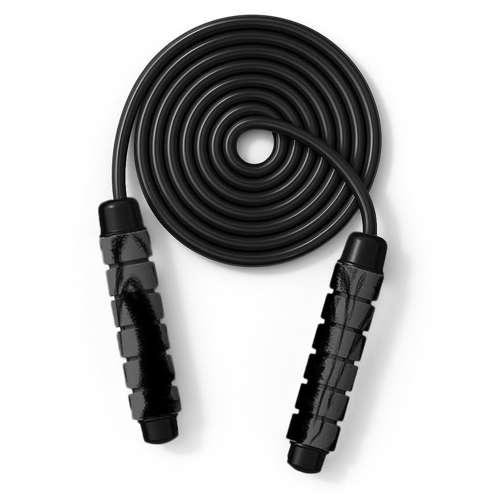 Heavy Duty Adjustable Skipping Rope 3m Black Image 1