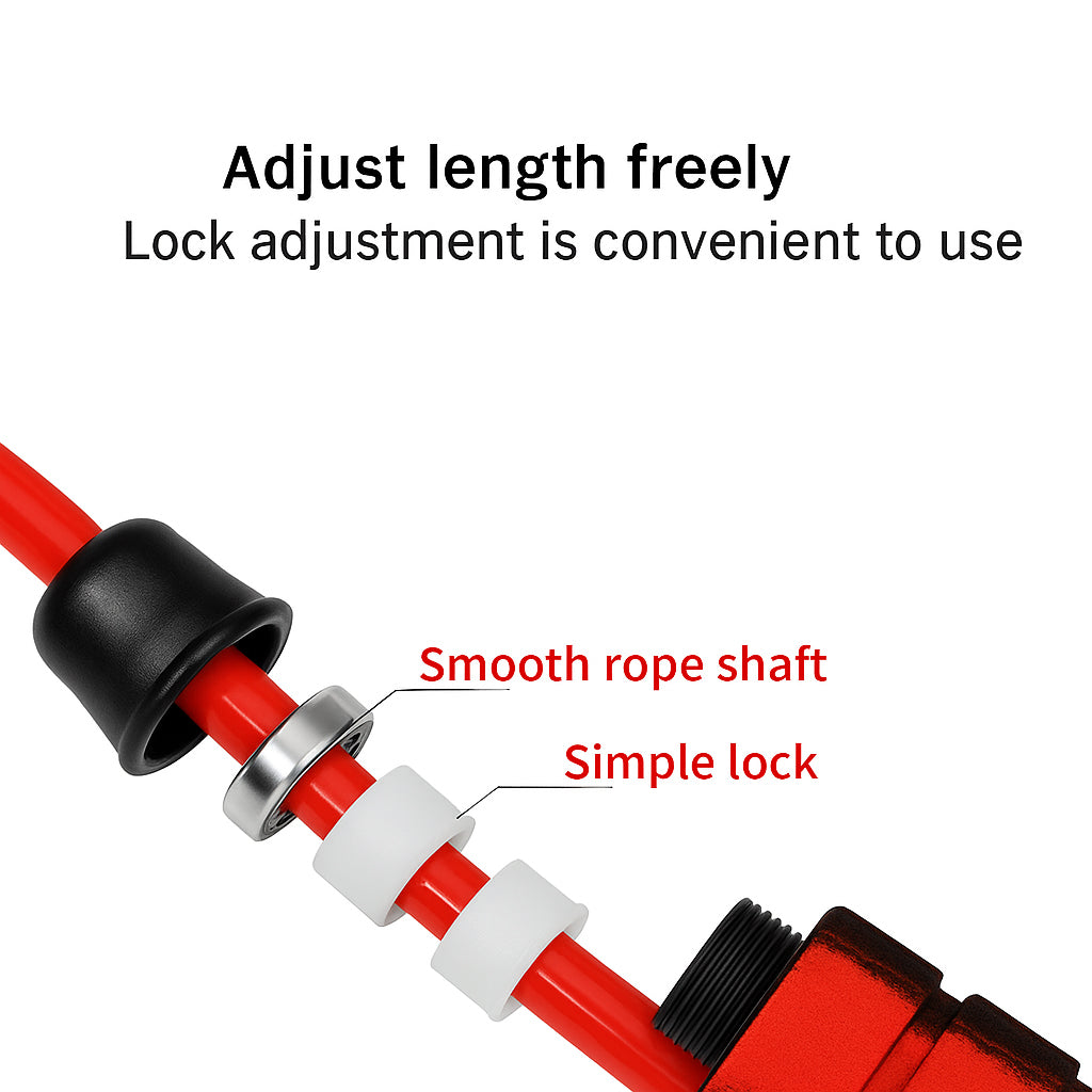 Heavy Duty Skipping Rope 3m Red Image 2