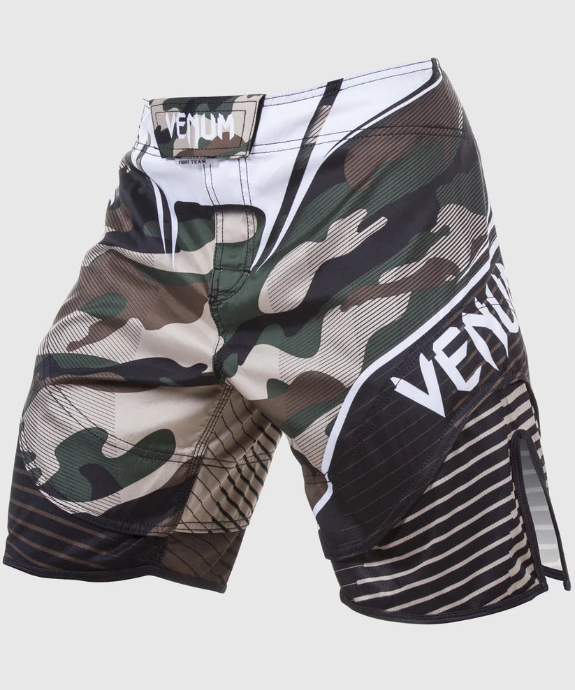 Venum Camo Hero Fightshorts - Green/Brown Image 1