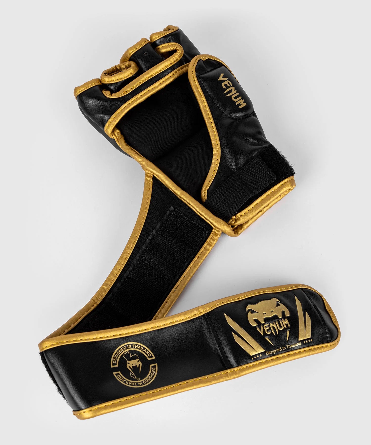 Venum Challenger 2.0 MMA Gloves - Black/Gold Image 4