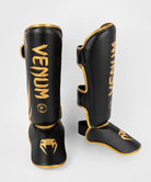 Venum Challenger Standup Shin Guards - Black/Gold Image 2