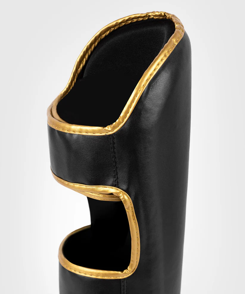 Venum Challenger Standup Shin Guards - Black/Gold Image 6