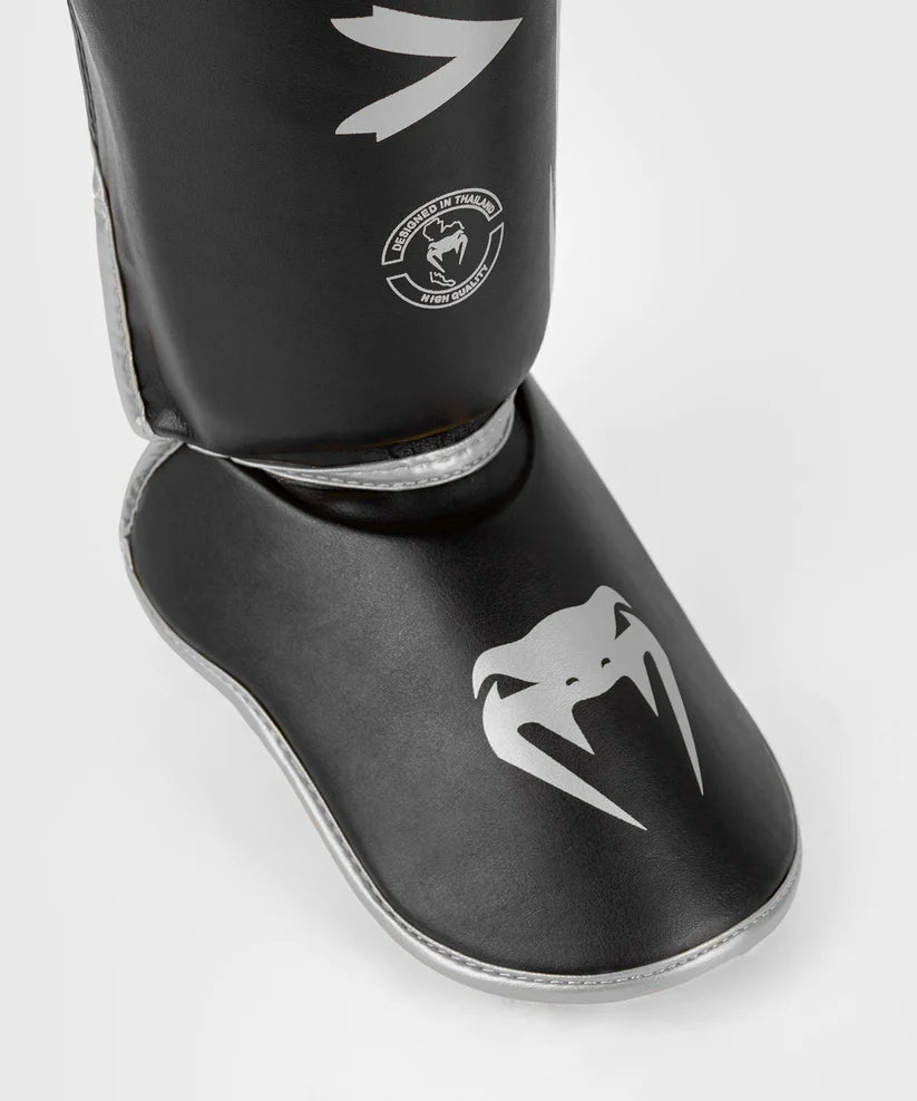 Venum Challenger Standup Shin Guards - Black/Silver Image 3