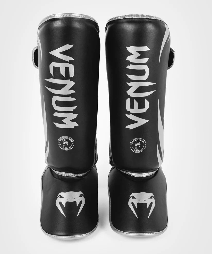 Venum Challenger Standup Shin Guards - Black/Silver Image 4