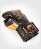 Venum Elite Evo Boxing Gloves - Black/Bronze Image 3