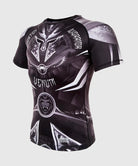 Venum Gladiator 3.0 Rashguard - Black/White - Short Sleeves Image 3