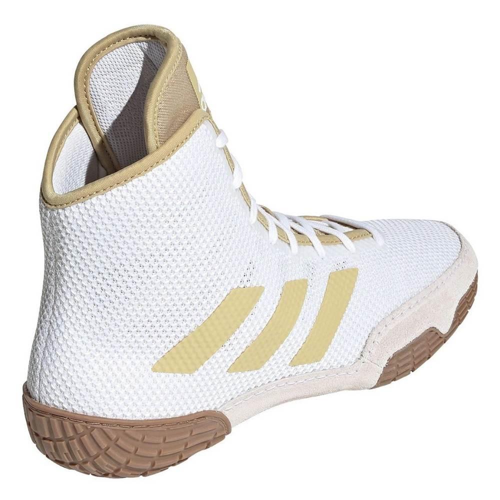 Adidas Tech Fall 2.0K Kids Wrestling Boots White Gold Image 2