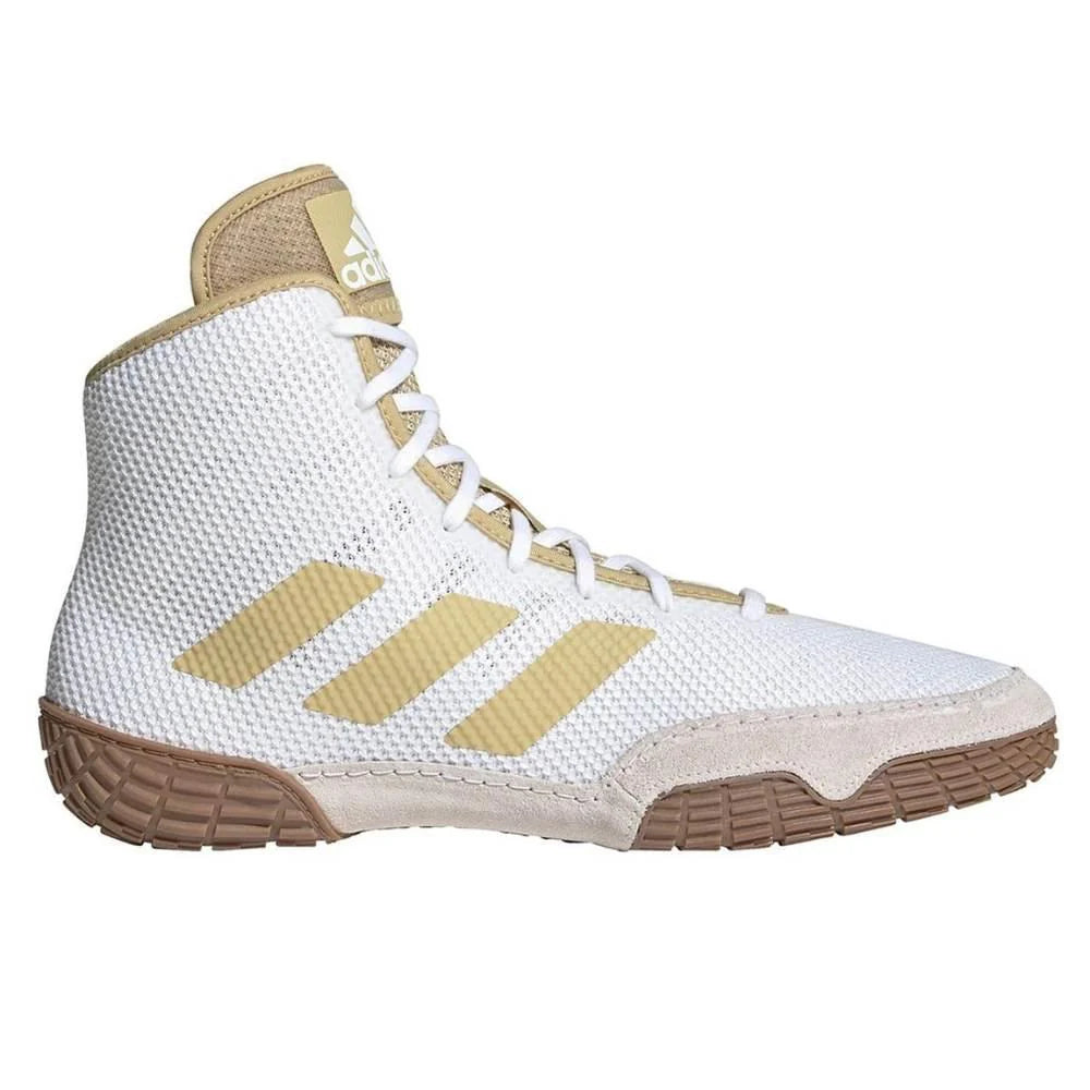 Adidas Tech Fall 2.0K Kids Wrestling Boots White Gold Image 3