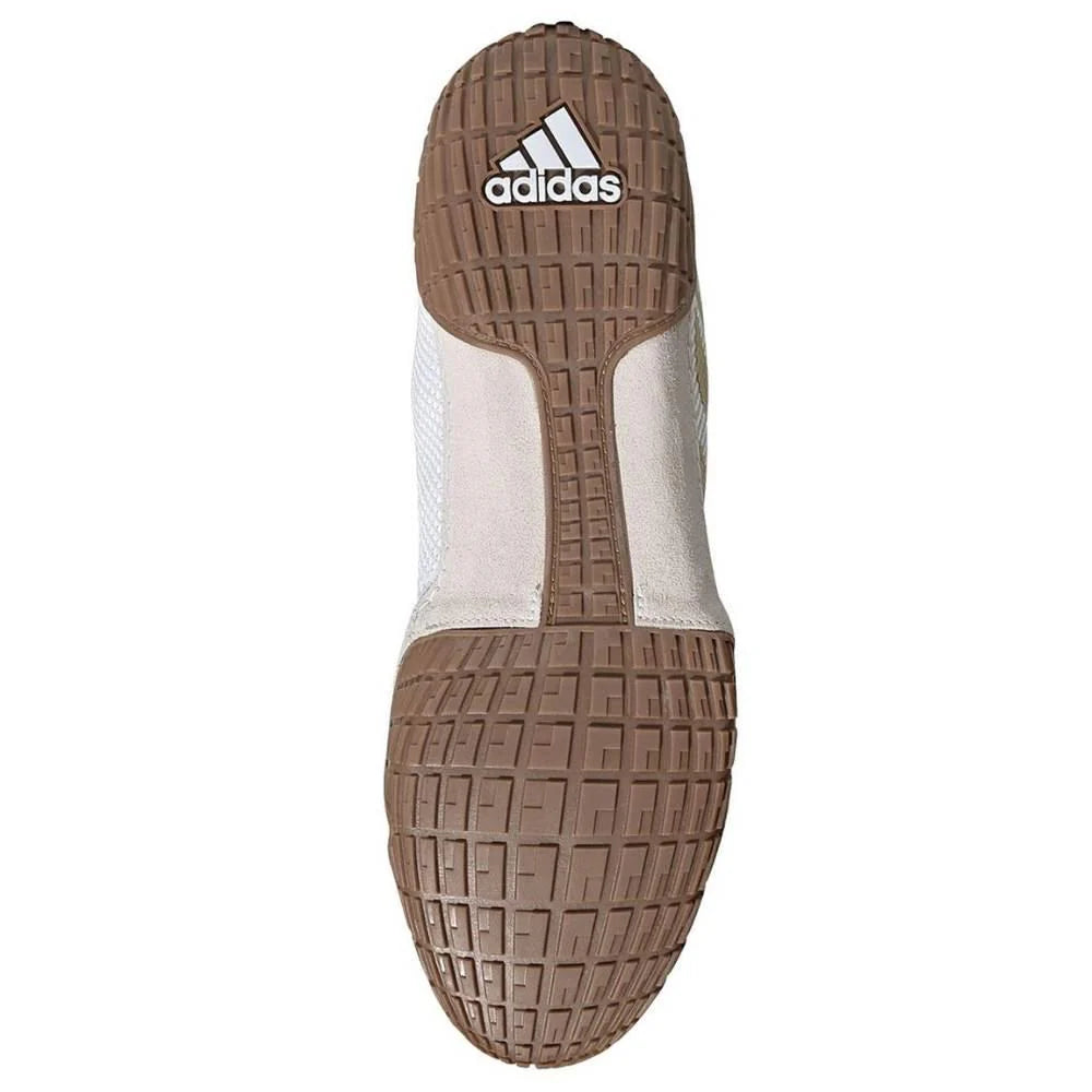 Adidas Tech Fall 2.0K Kids Wrestling Boots White Gold Image 4