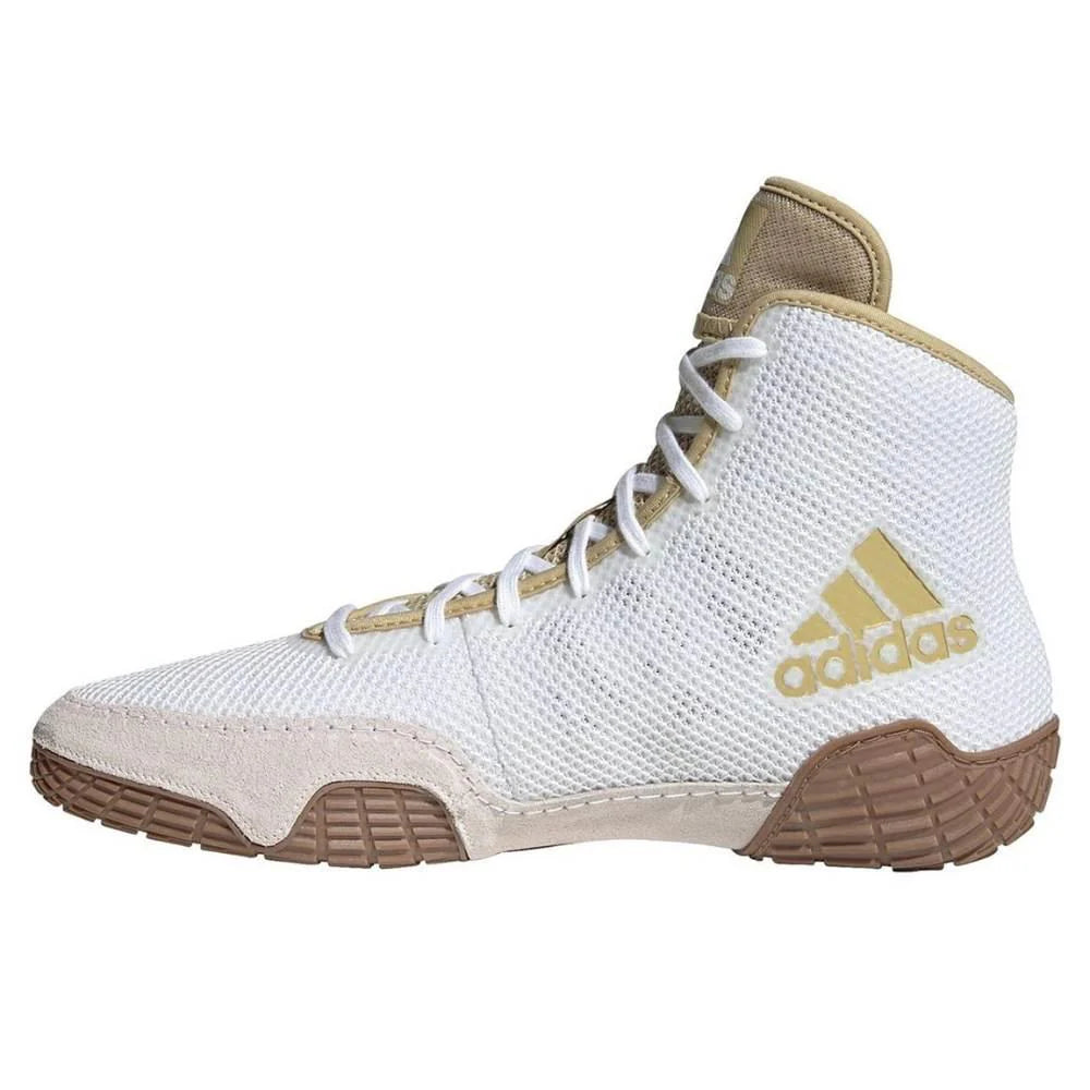 Adidas Tech Fall 2.0K Kids Wrestling Boots White Gold Image 7